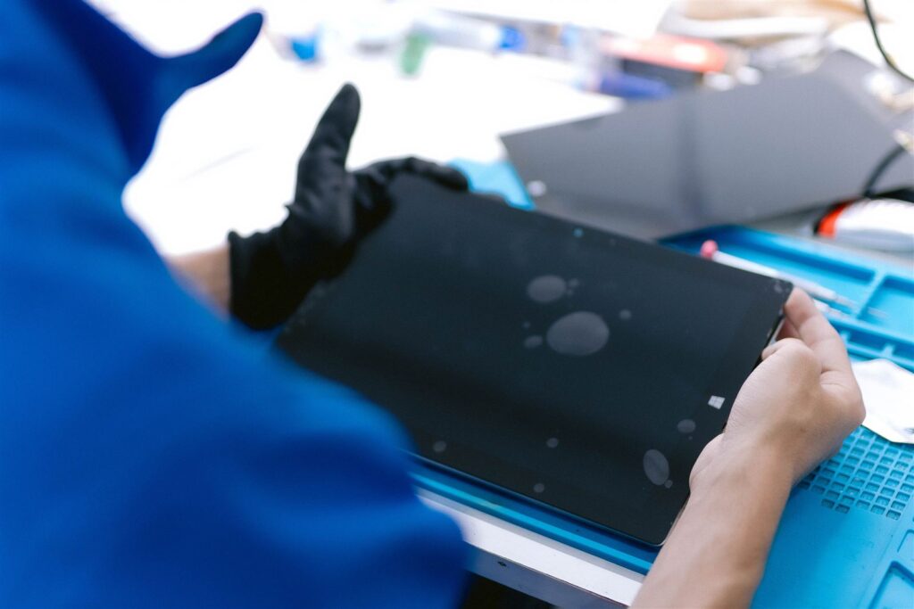 Reparación de tablet mojada o golpeada en DVDCONSOLAS Las Palmas